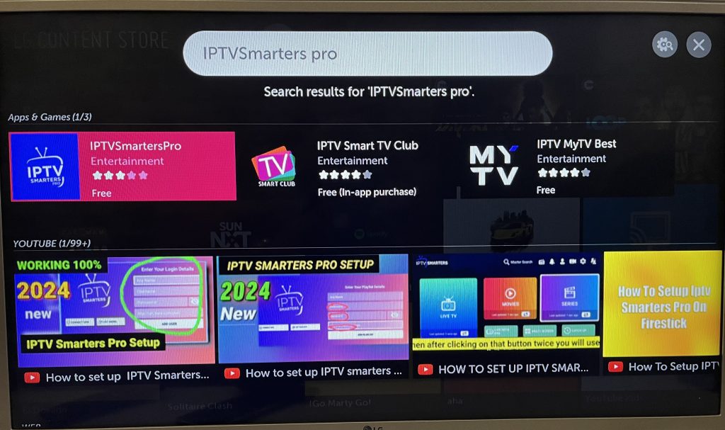 Installation IPTV Smarters Pro sur Écrans LG